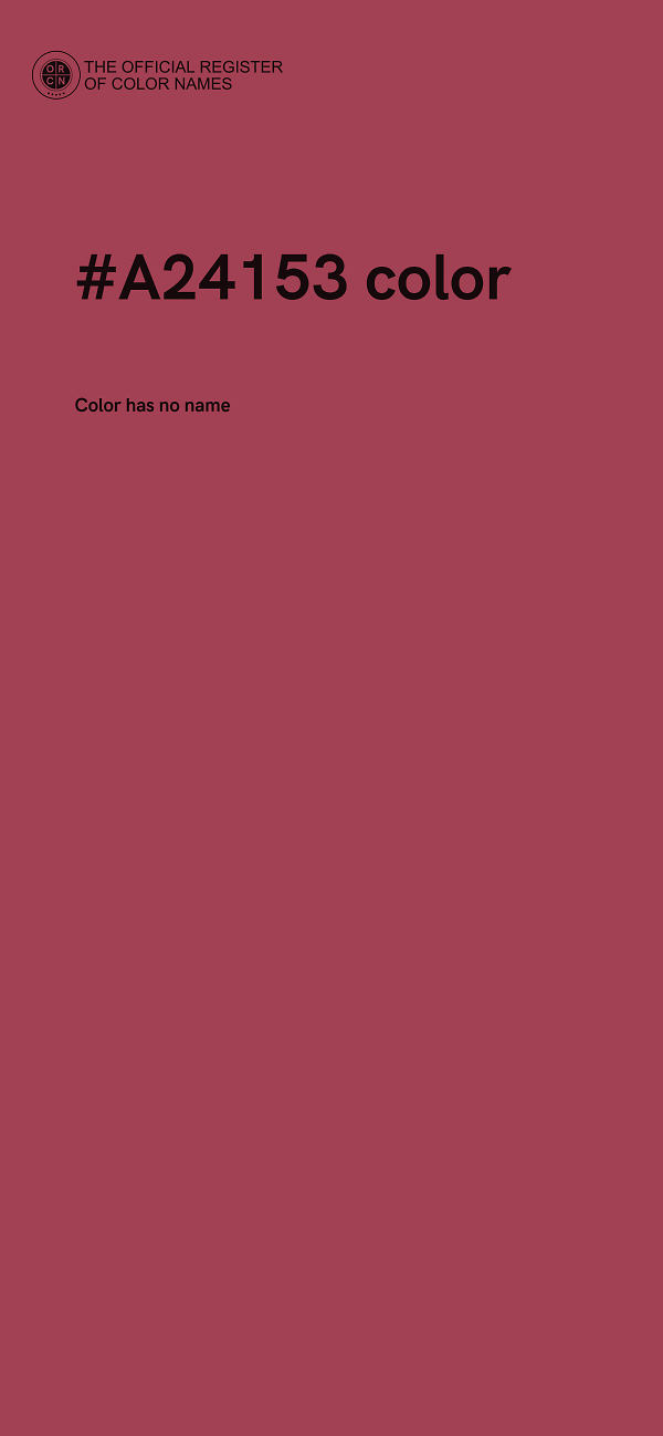 #A24153 color image