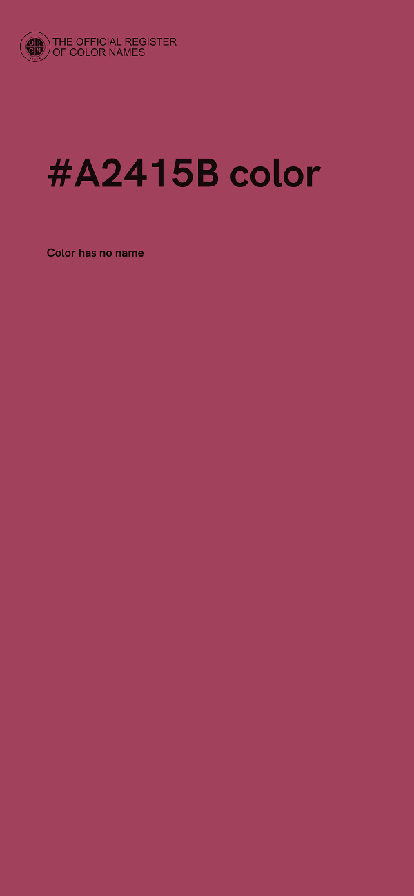 #A2415B color image