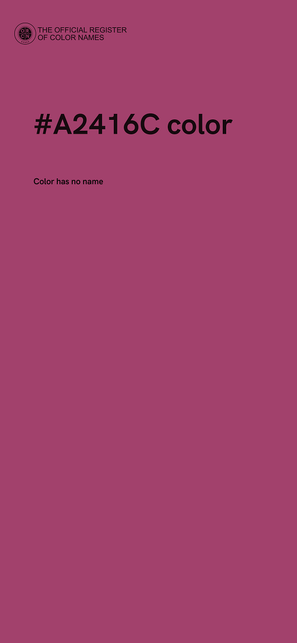 #A2416C color image
