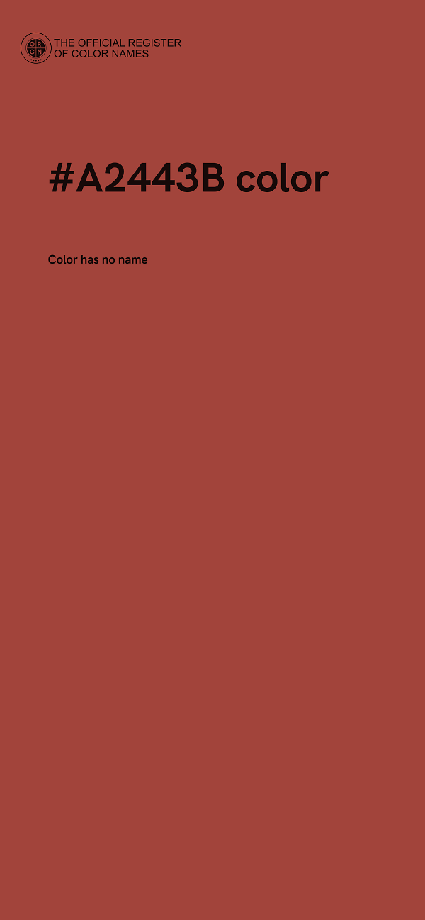 #A2443B color image