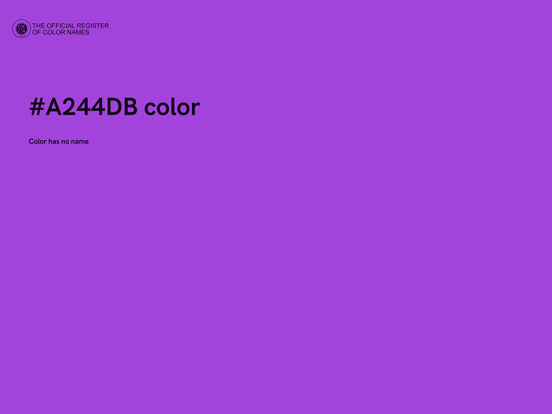 #A244DB color image