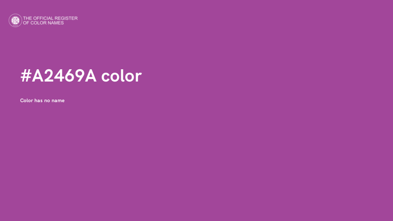 #A2469A color image