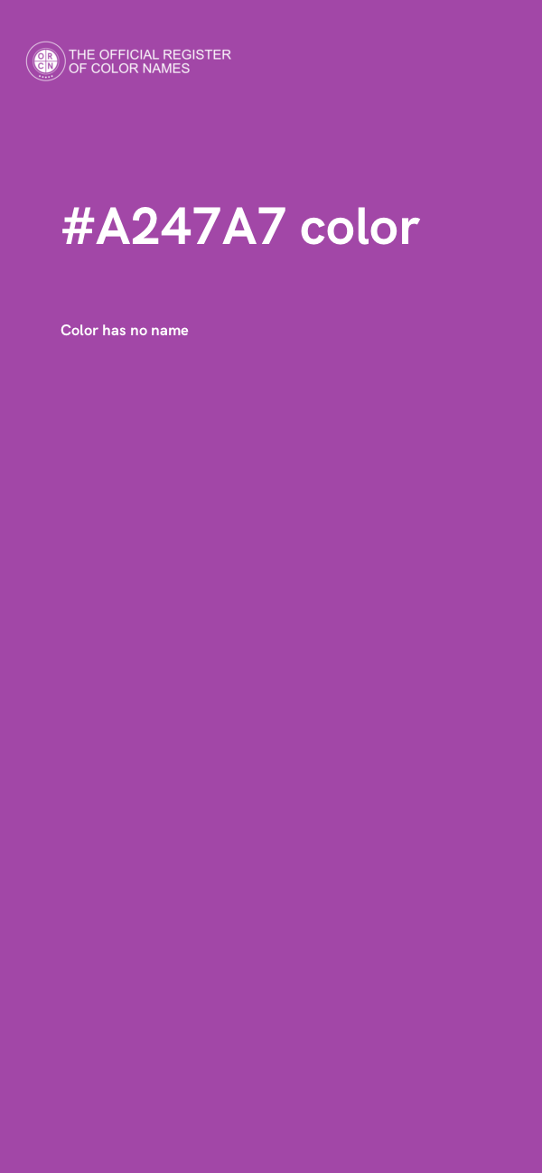 #A247A7 color image