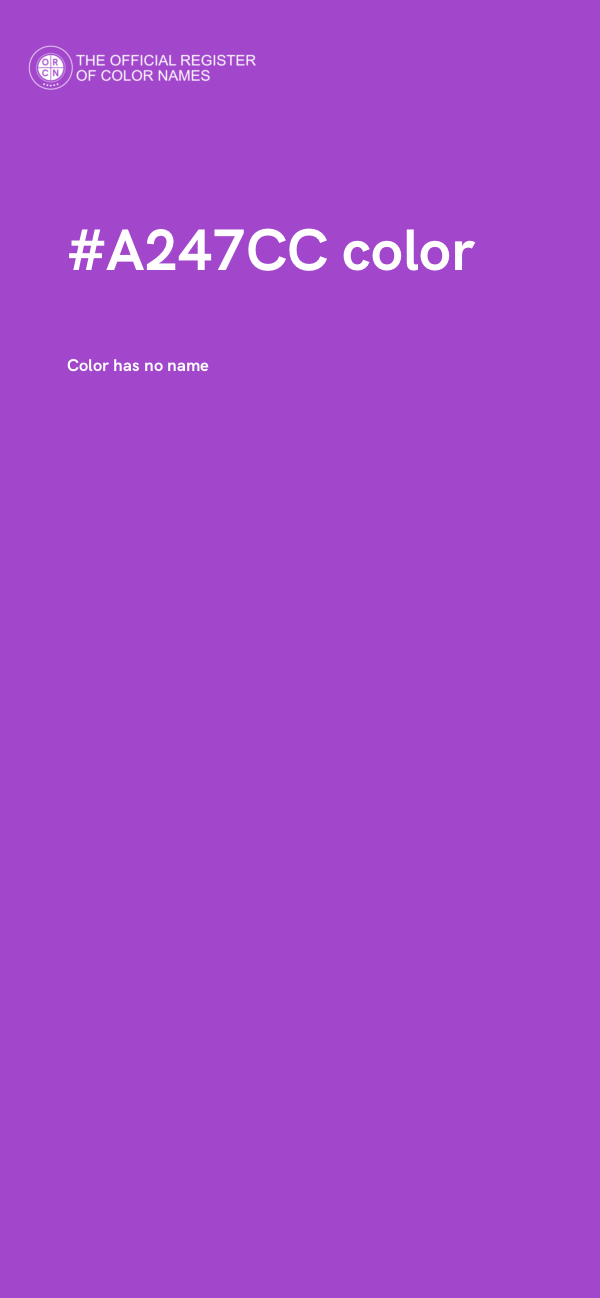 #A247CC color image