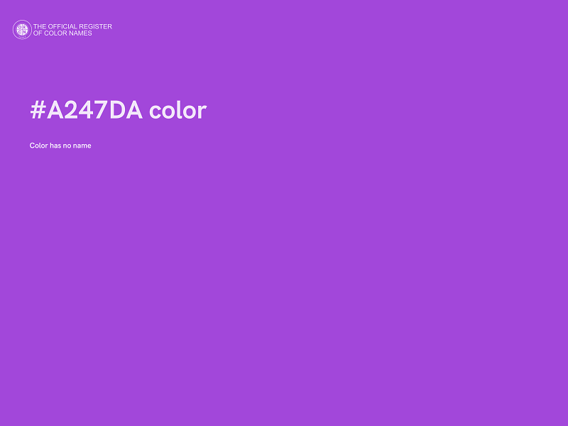 #A247DA color image