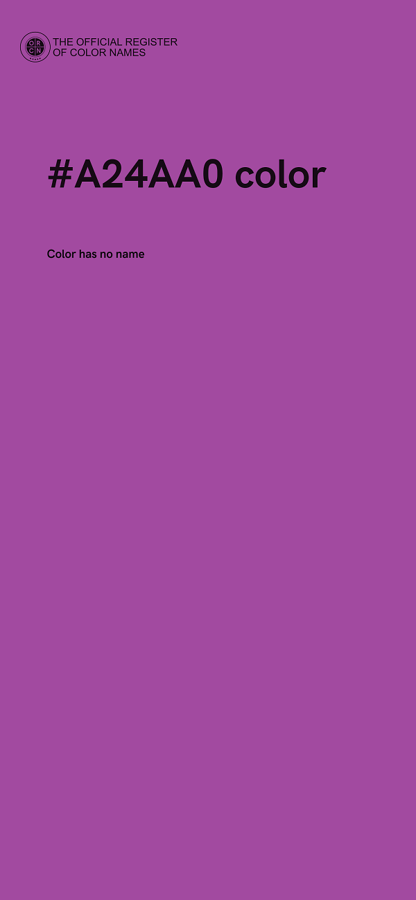 #A24AA0 color image