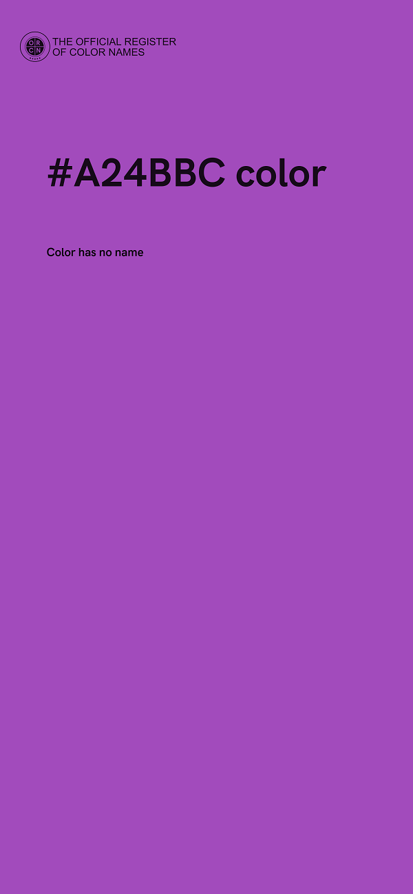 #A24BBC color image