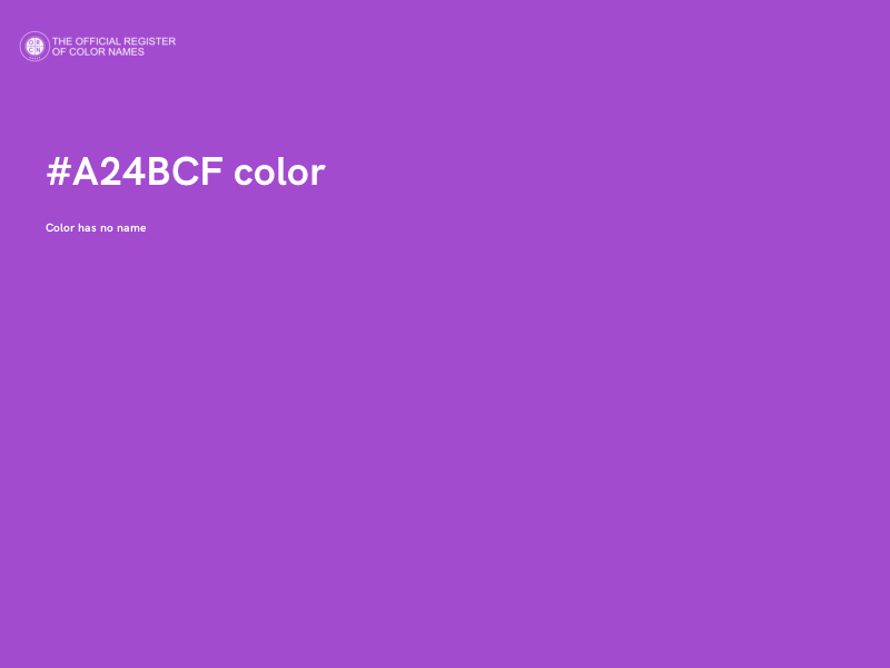 #A24BCF color image