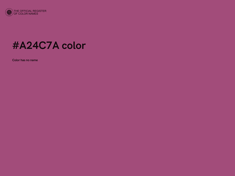 #A24C7A color image