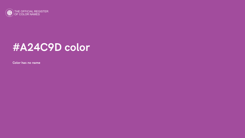 #A24C9D color image