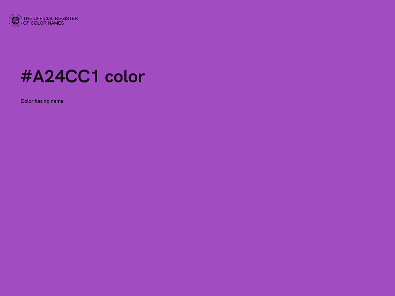 #A24CC1 color image