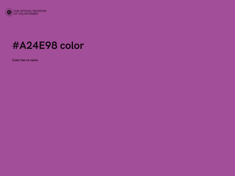 #A24E98 color image