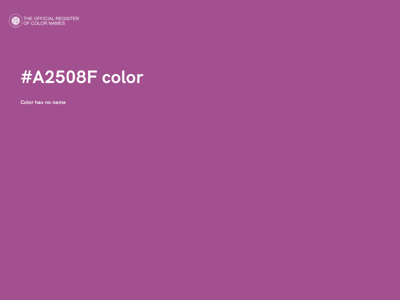 #A2508F color image