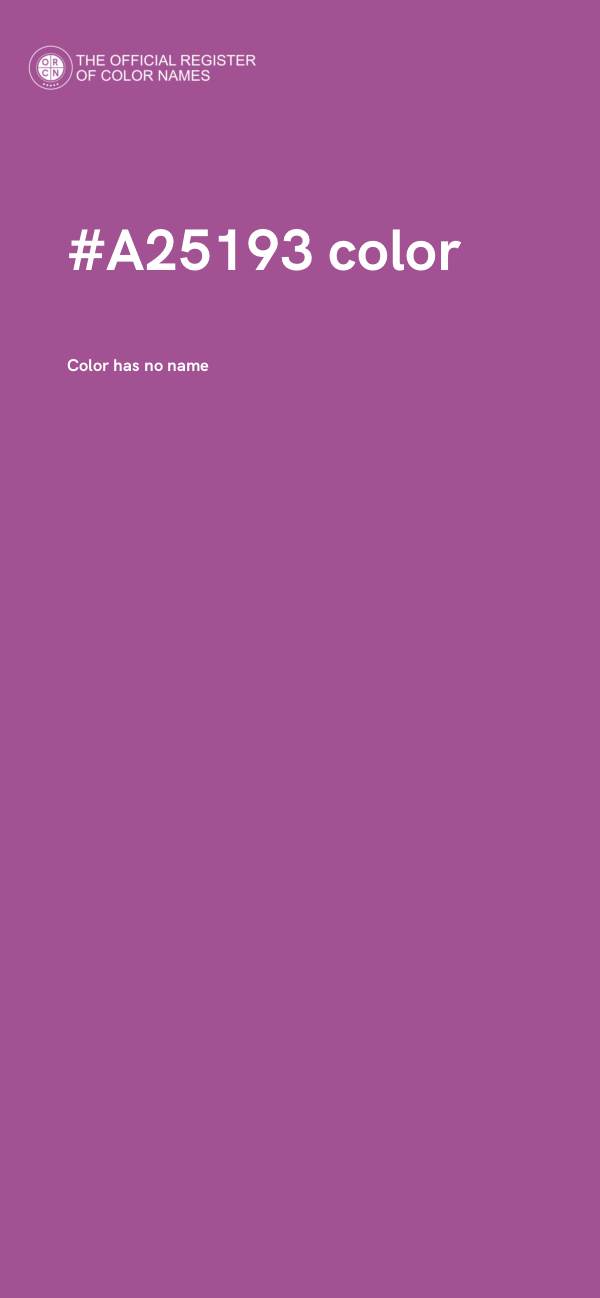 #A25193 color image
