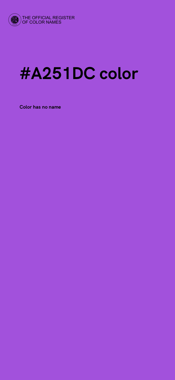 #A251DC color image