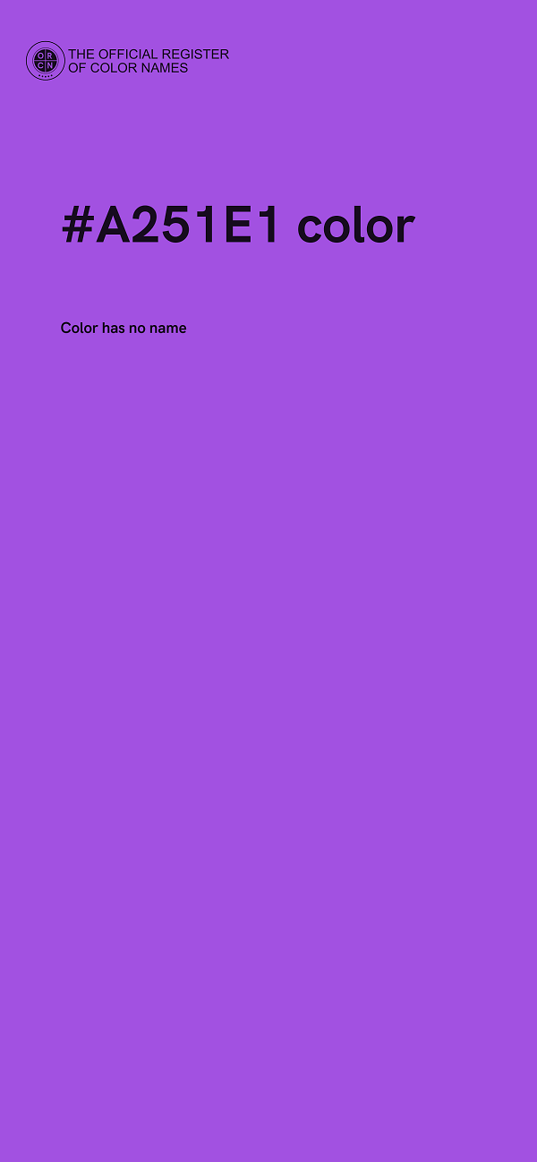 #A251E1 color image