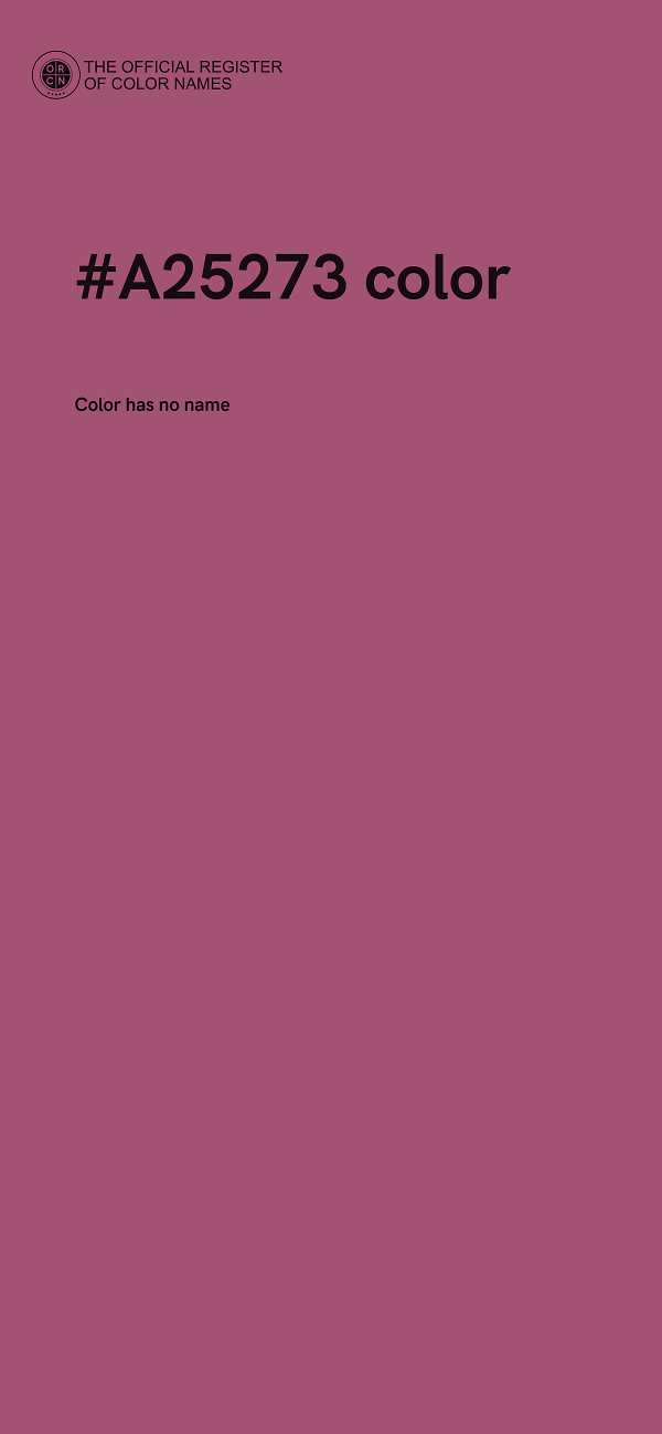 #A25273 color image