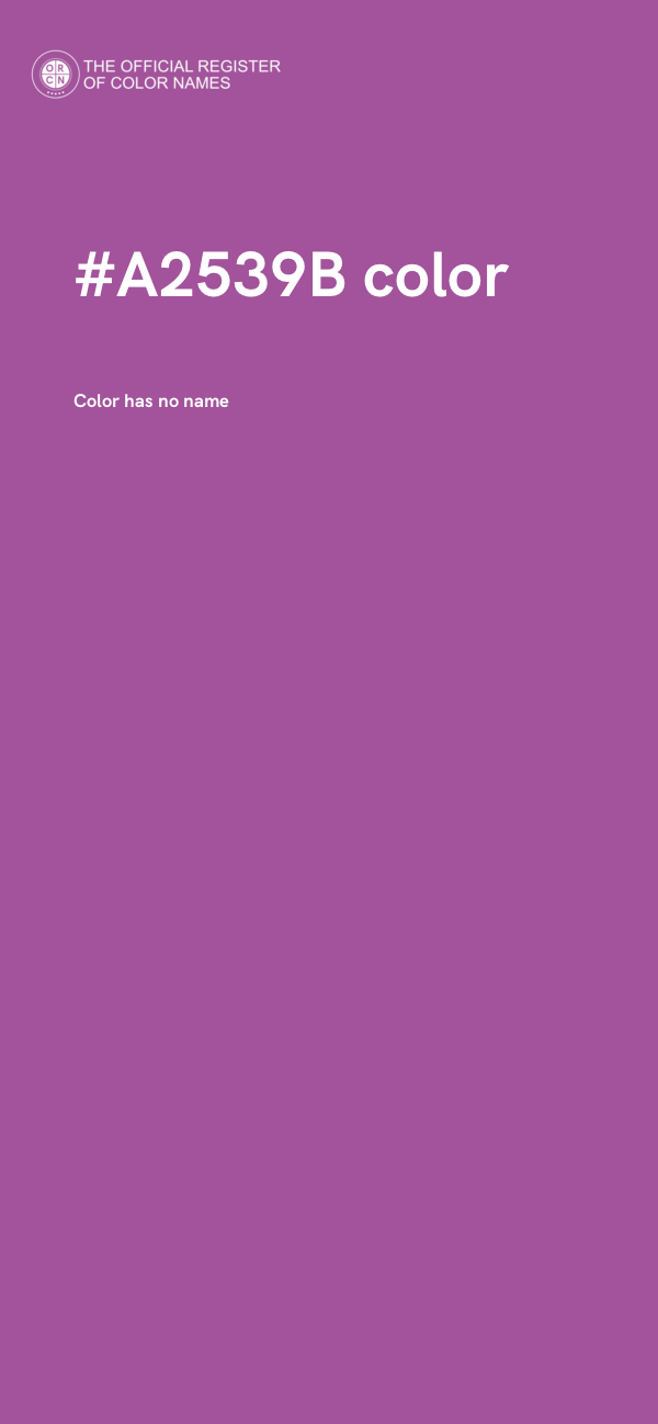 #A2539B color image
