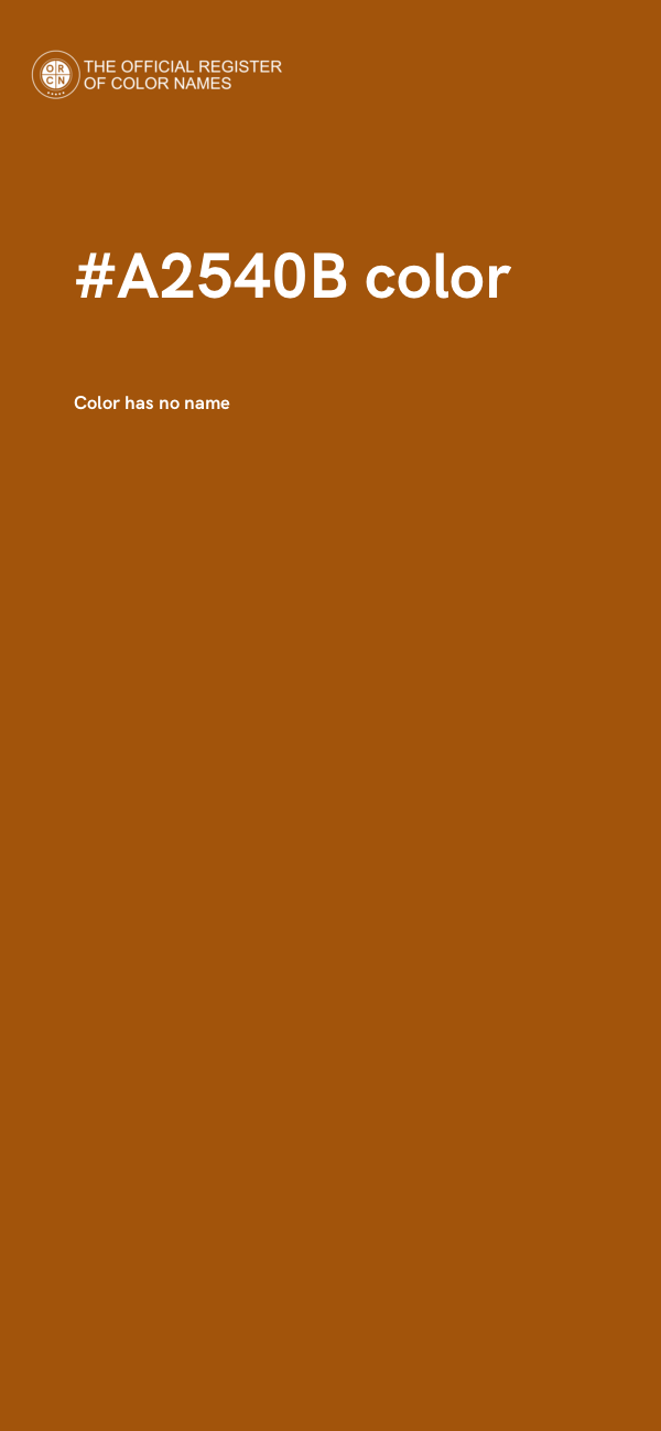#A2540B color image