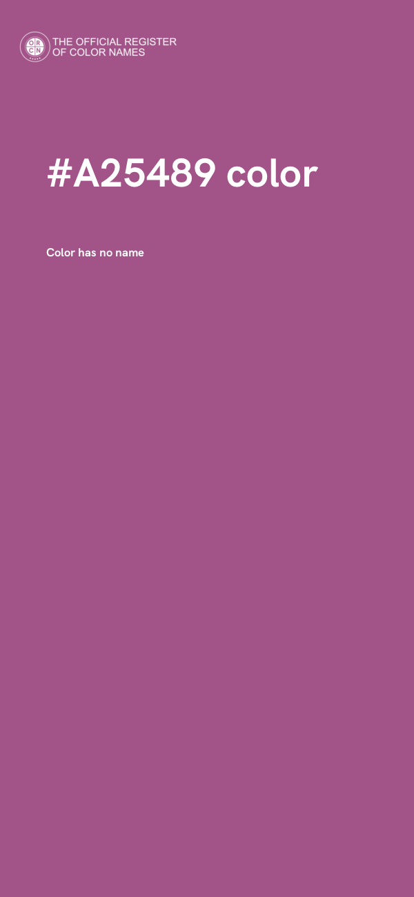 #A25489 color image