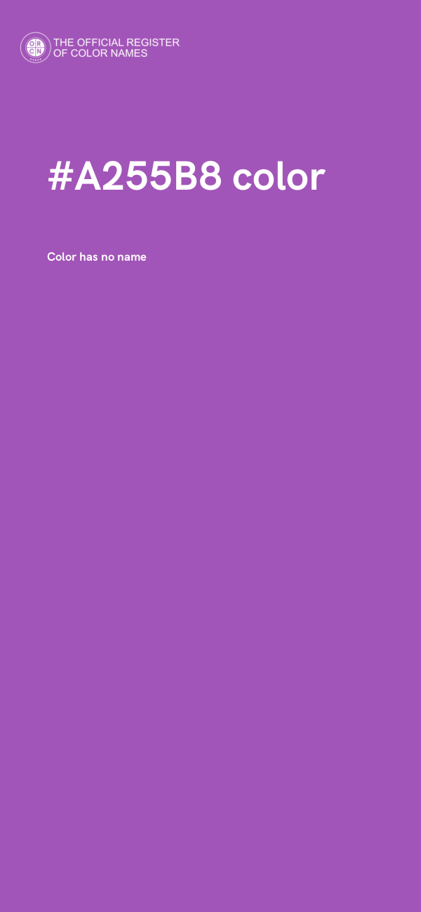 #A255B8 color image