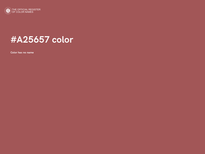 #A25657 color image