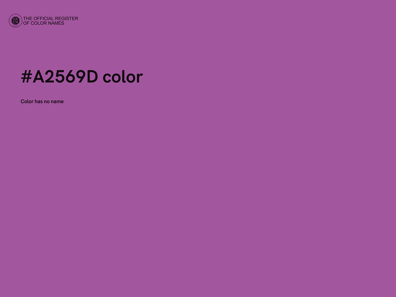 #A2569D color image