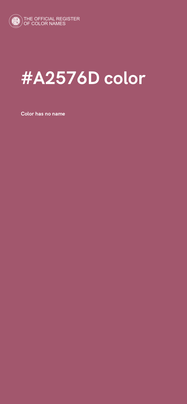 #A2576D color image