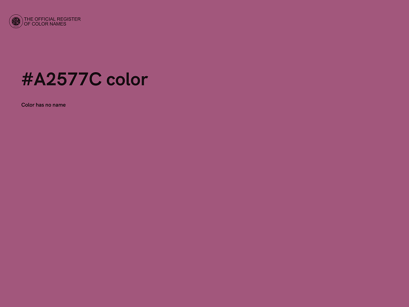 #A2577C color image