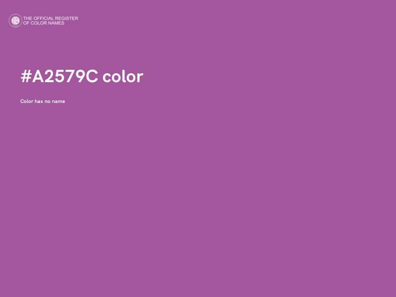 #A2579C color image