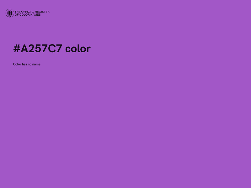 #A257C7 color image