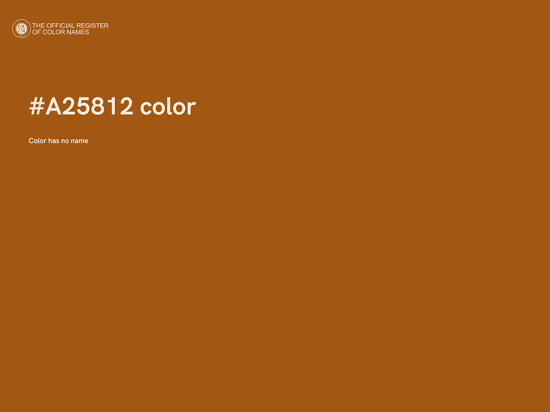 #A25812 color image