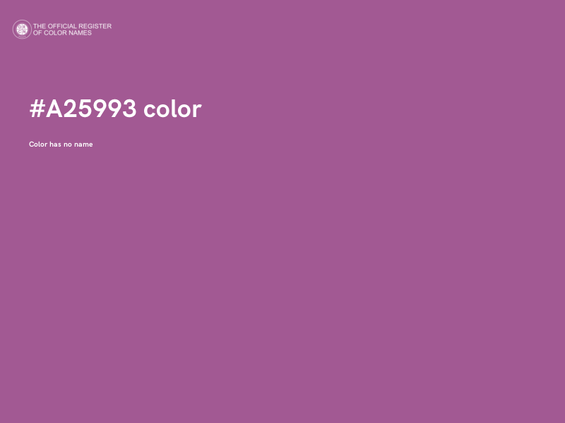 #A25993 color image