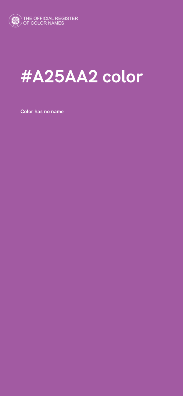 #A25AA2 color image