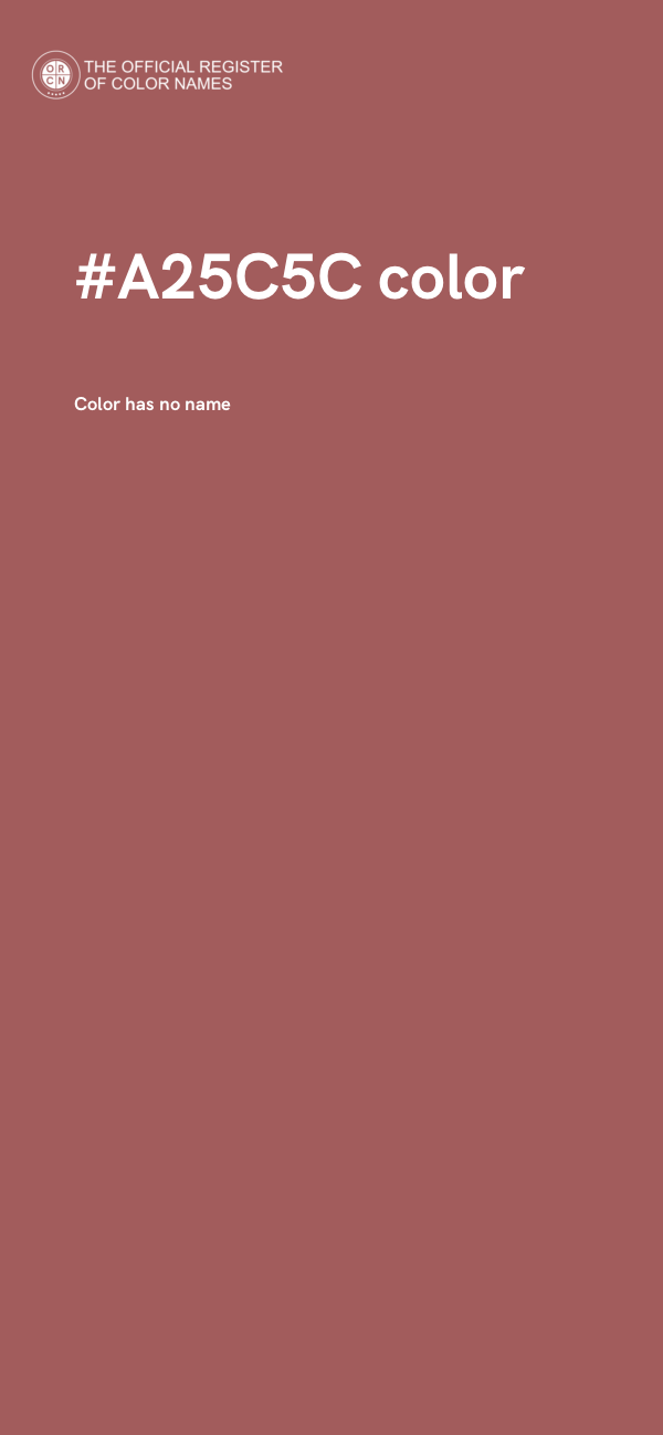 #A25C5C color image