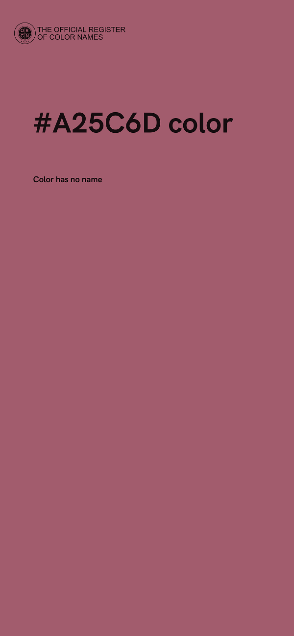 #A25C6D color image