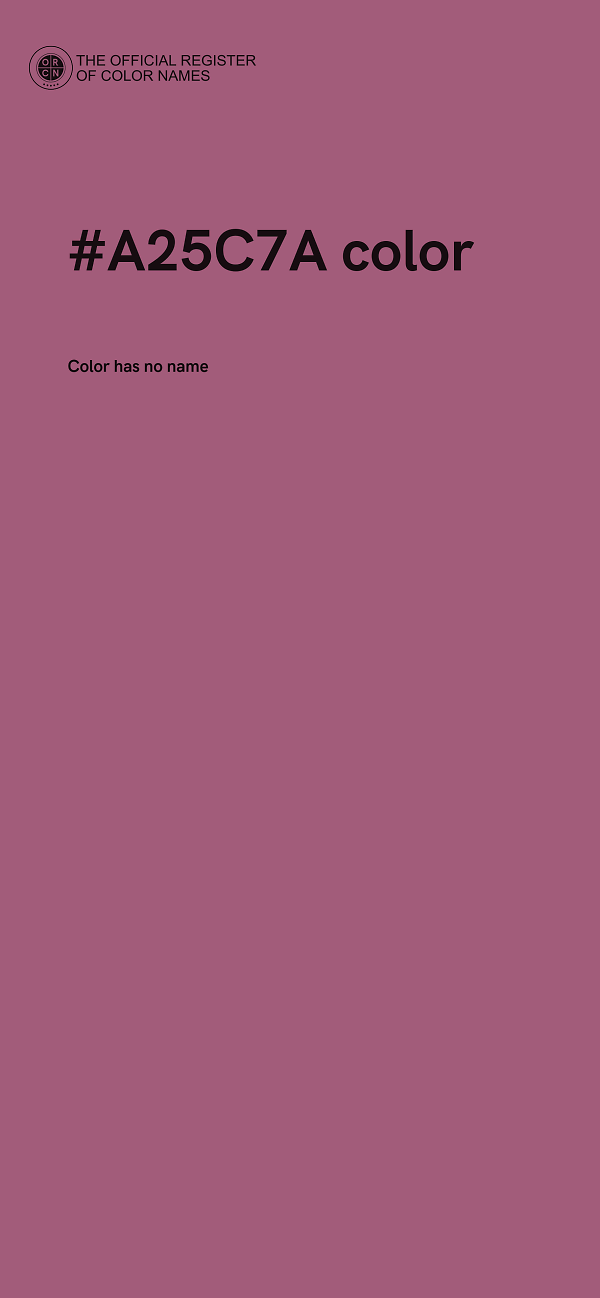 #A25C7A color image