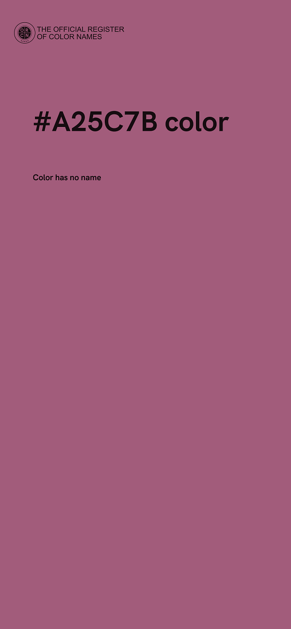 #A25C7B color image