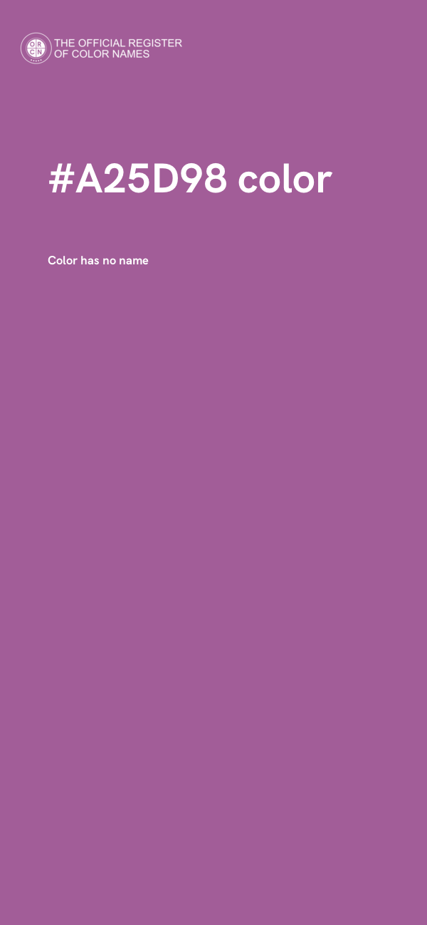#A25D98 color image