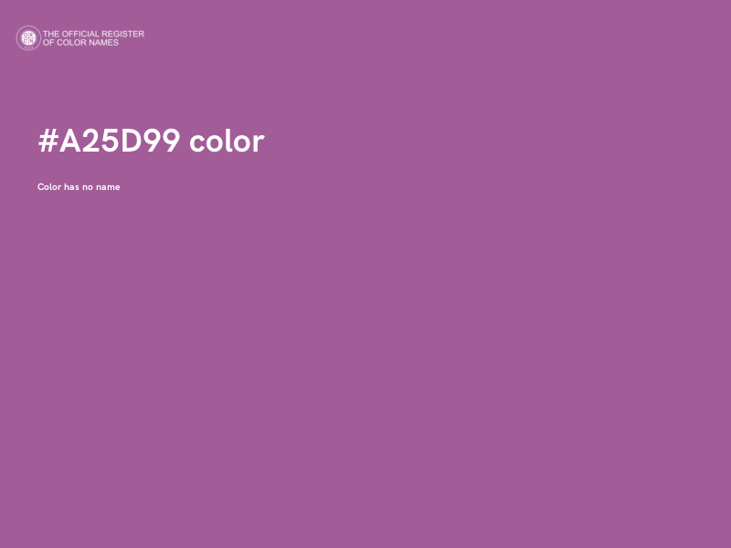 #A25D99 color image