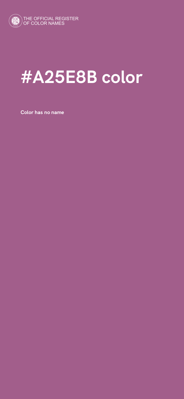 #A25E8B color image
