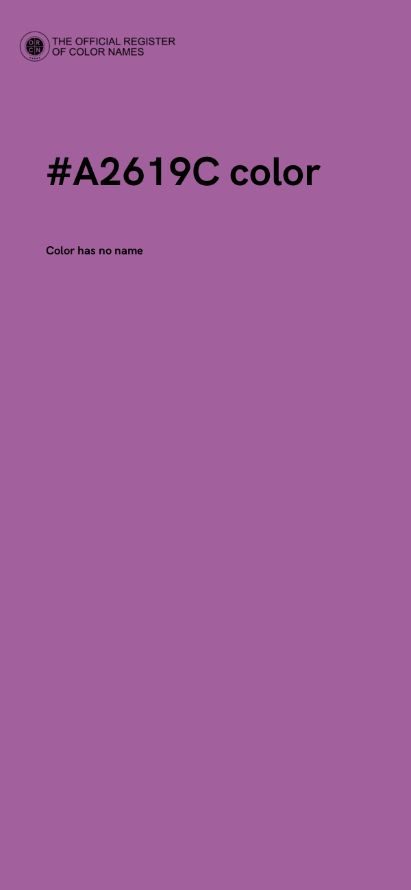 #A2619C color image