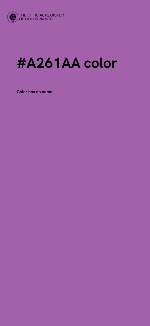 #A261AA color image