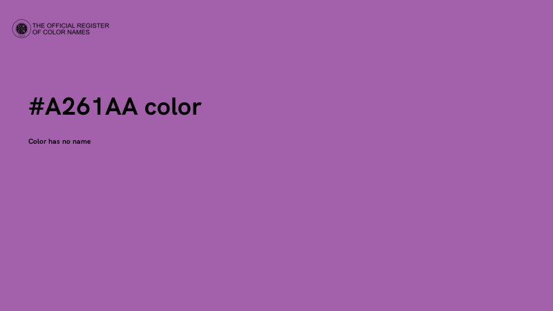 #A261AA color image
