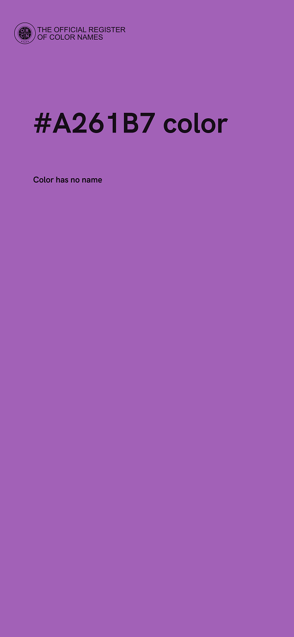 #A261B7 color image
