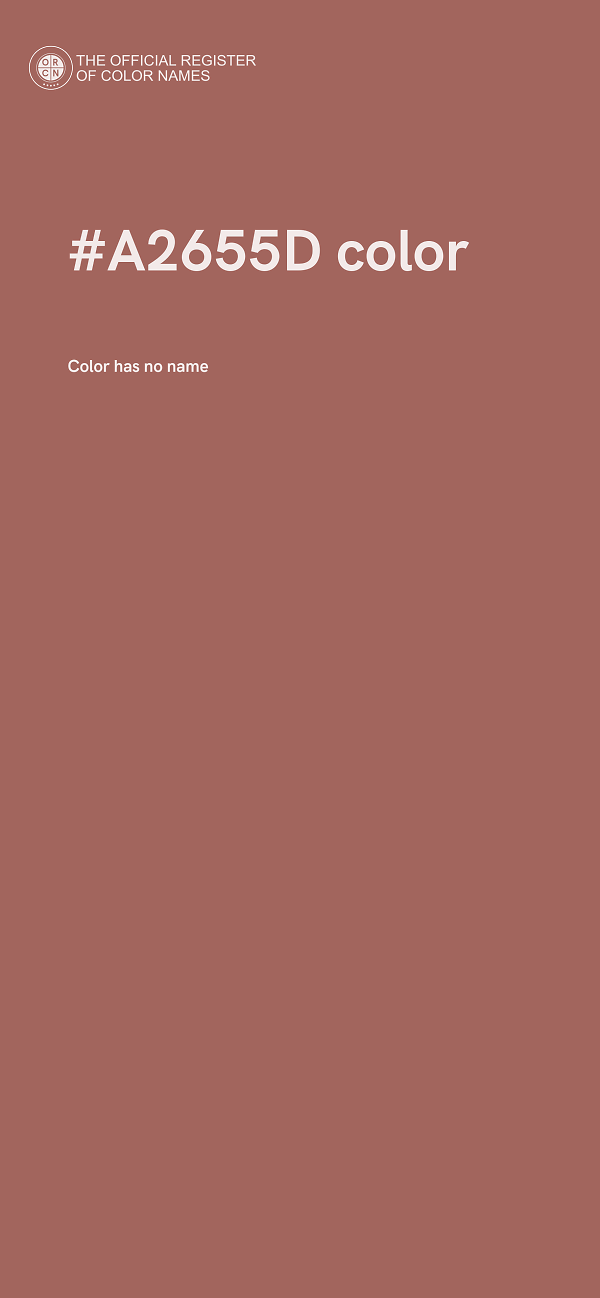 #A2655D color image