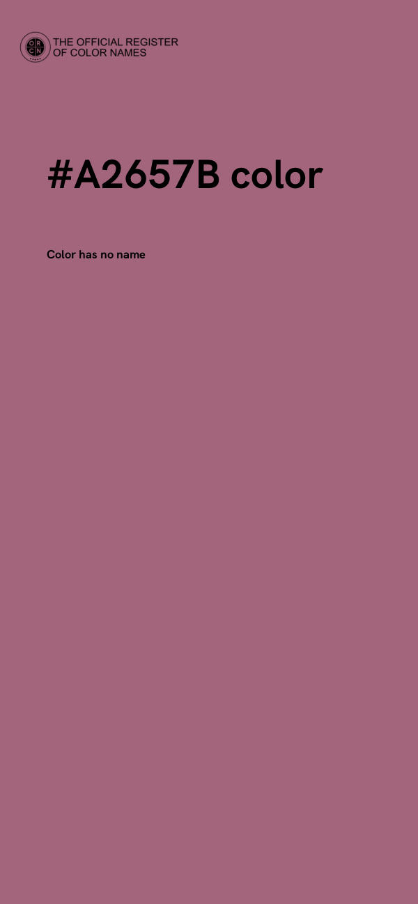 #A2657B color image