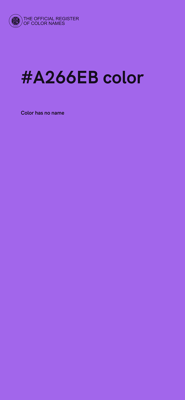 #A266EB color image