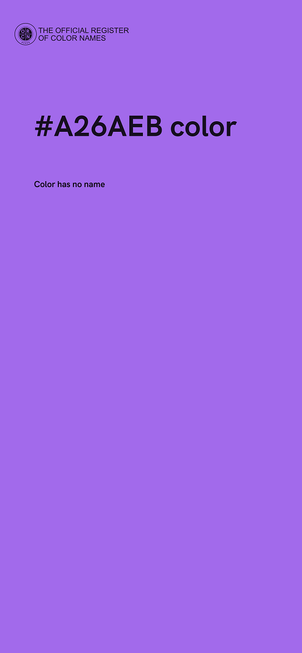 #A26AEB color image