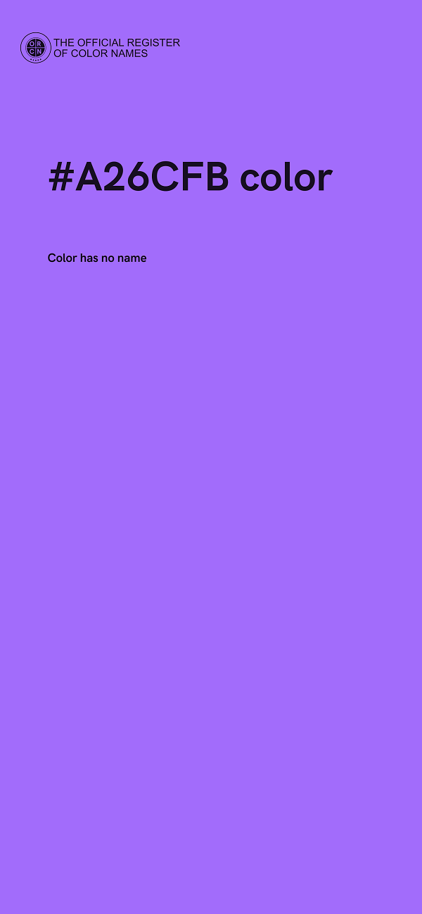 #A26CFB color image